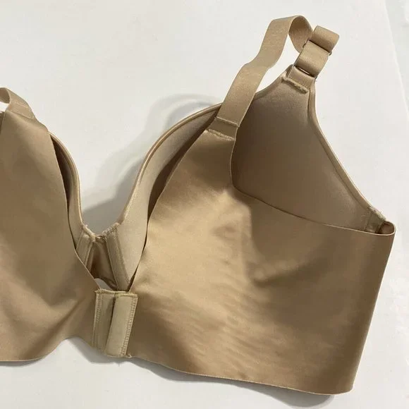 Secret Treasures Bra 42D Beige Light Lined Bonded Back Smoothing Sides NEW - Picture 5 of 10